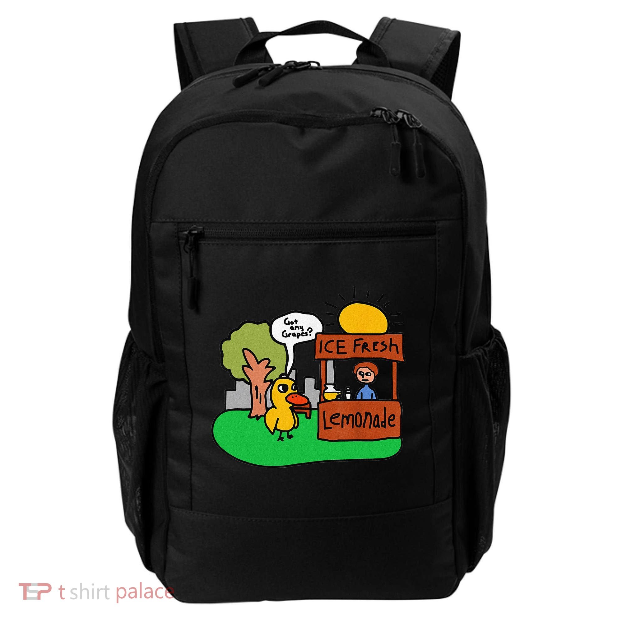 Ice Fresh Lemonade Got Any Grapes Duck Funny Gift Backpack