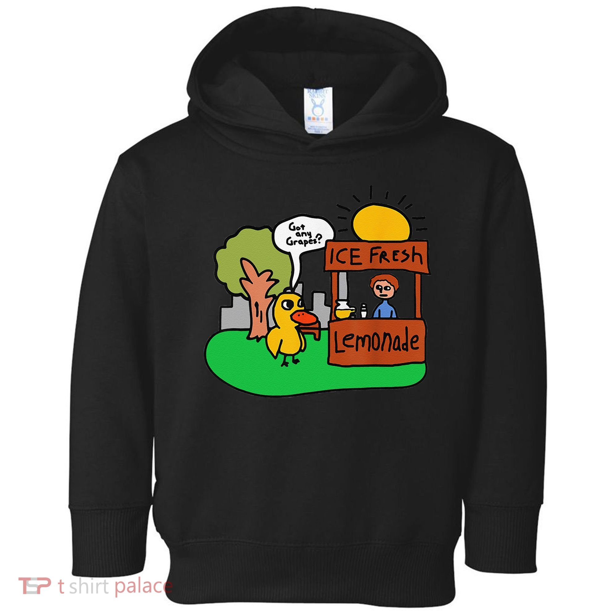 Ice Fresh Lemonade Got Any Grapes Duck Funny Gift Toddler Hoodie