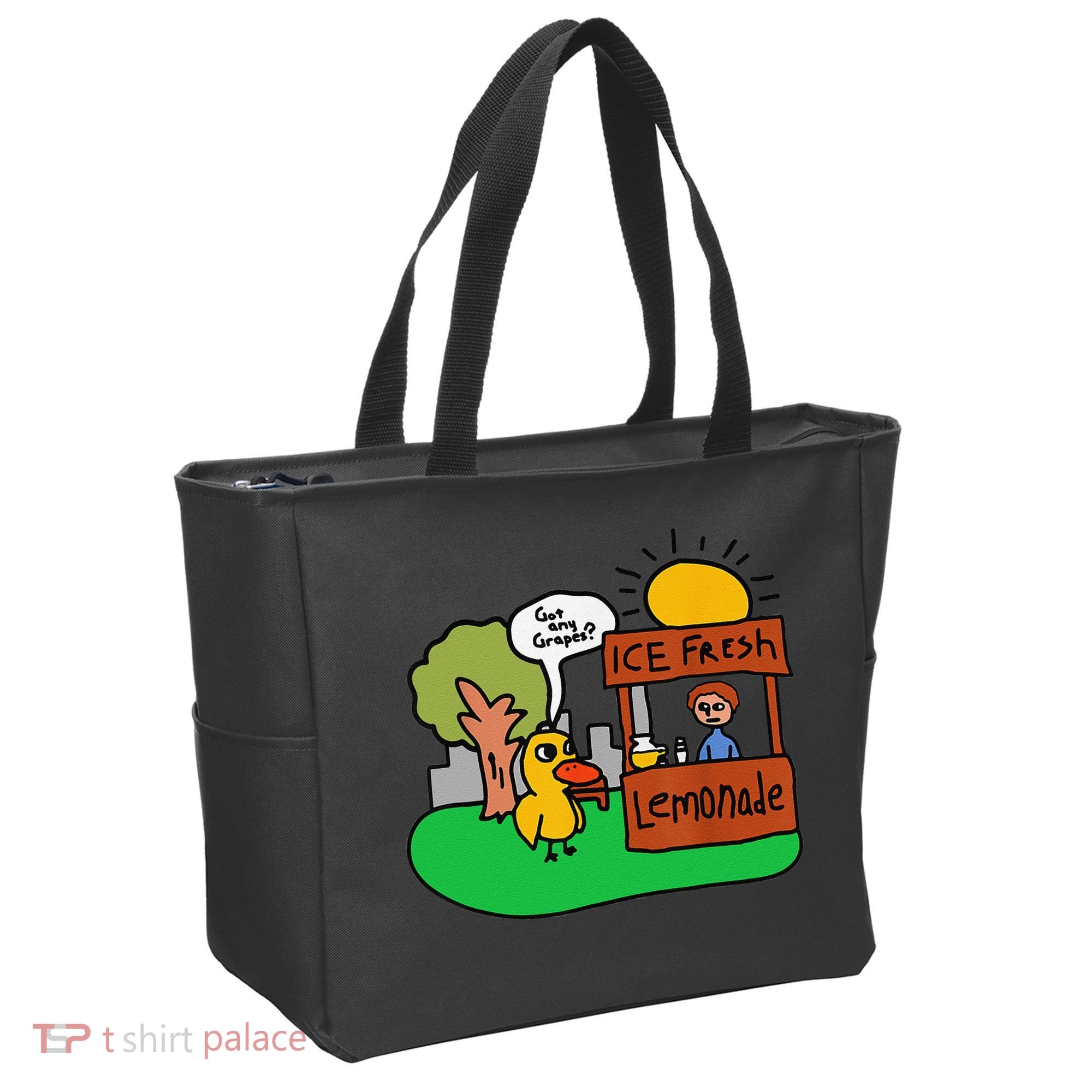 Ice Fresh Lemonade Got Any Grapes Duck Funny Gift Tote Bag