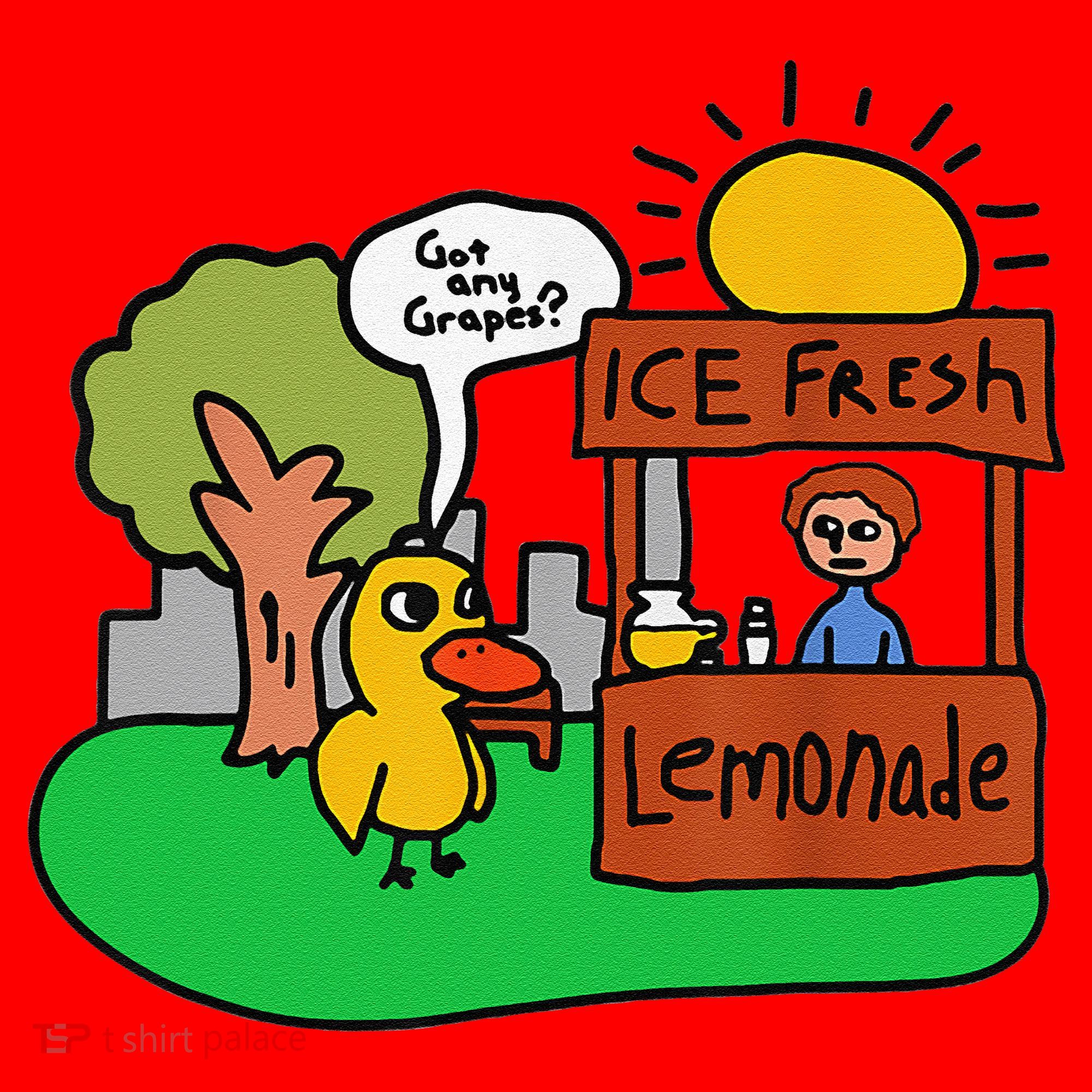Ice Fresh Lemonade Got Any Grapes Duck Funny Gift Santa Hat