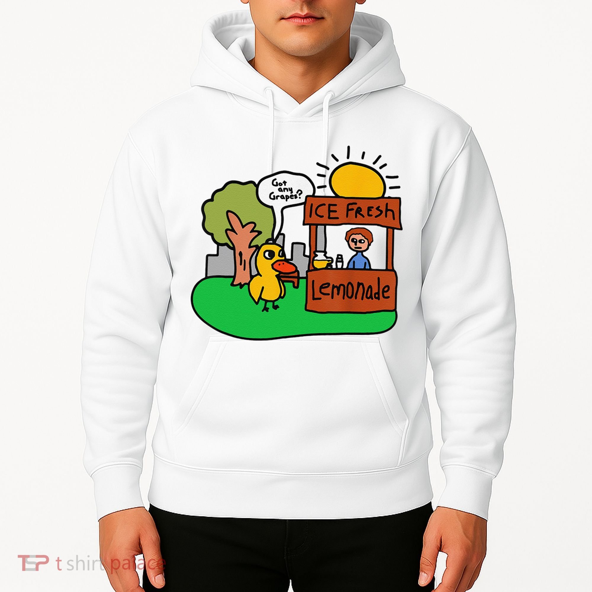 Ice Fresh Lemonade Got Any Grapes Duck Funny Gift Hoodie