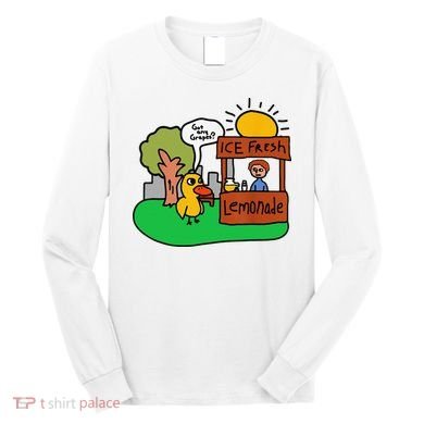 Ice Fresh Lemonade Got Any Grapes Duck Funny Gift Long Sleeve Shirt