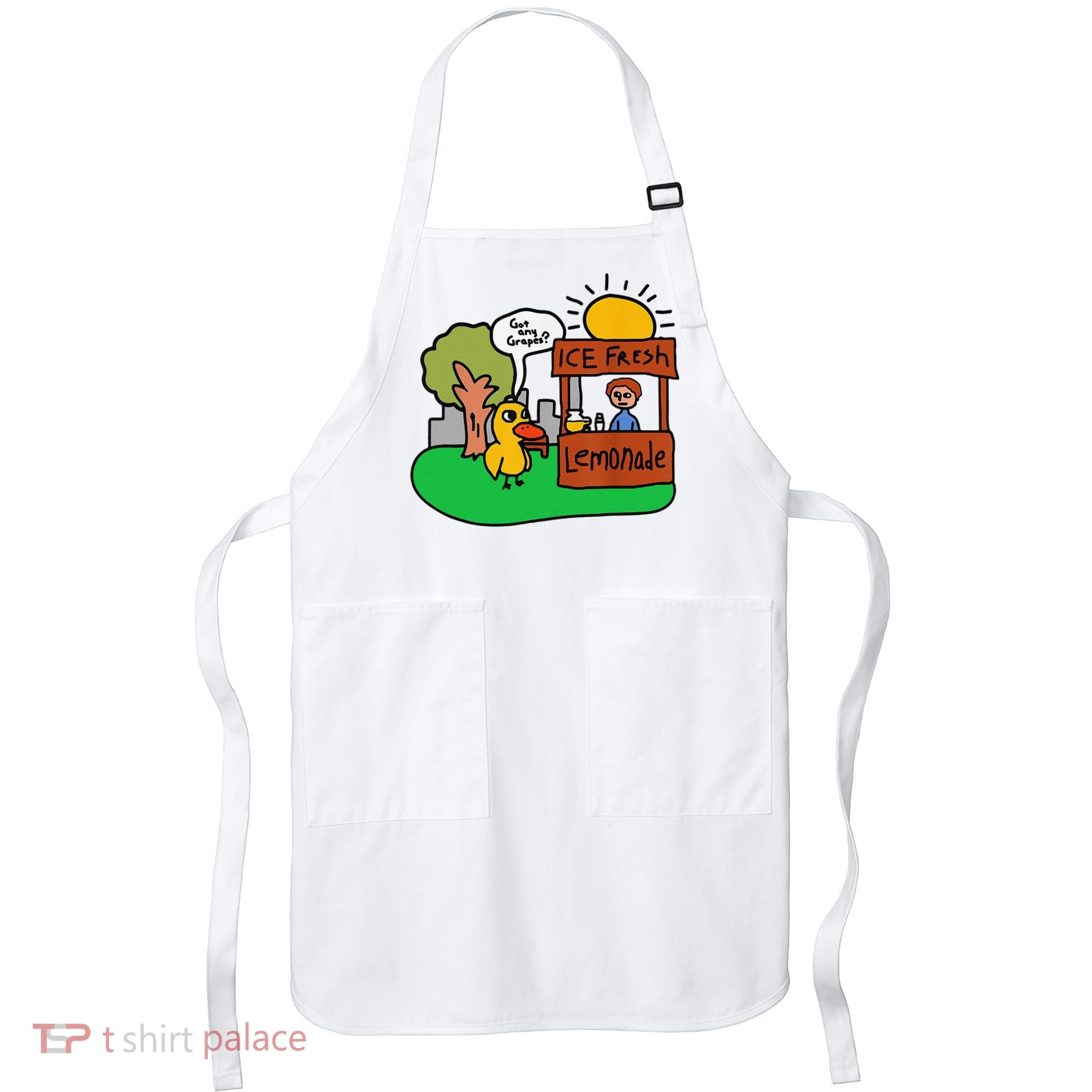 Ice Fresh Lemonade Got Any Grapes Duck Funny Gift Apron