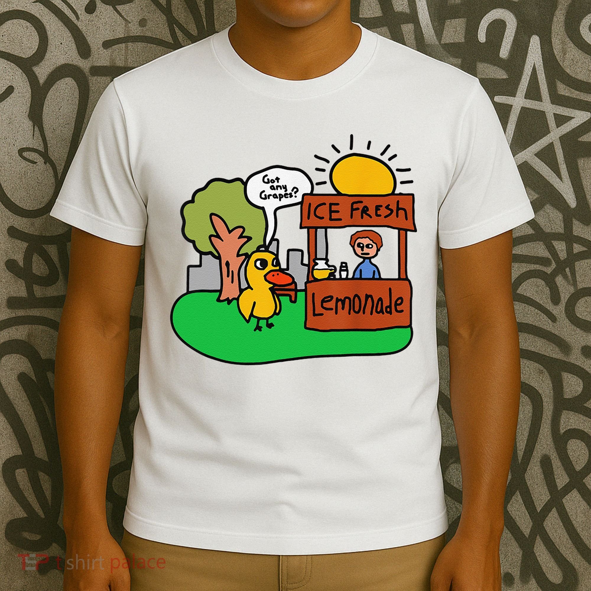 Ice Fresh Lemonade Got Any Grapes Duck Funny Gift T-Shirt