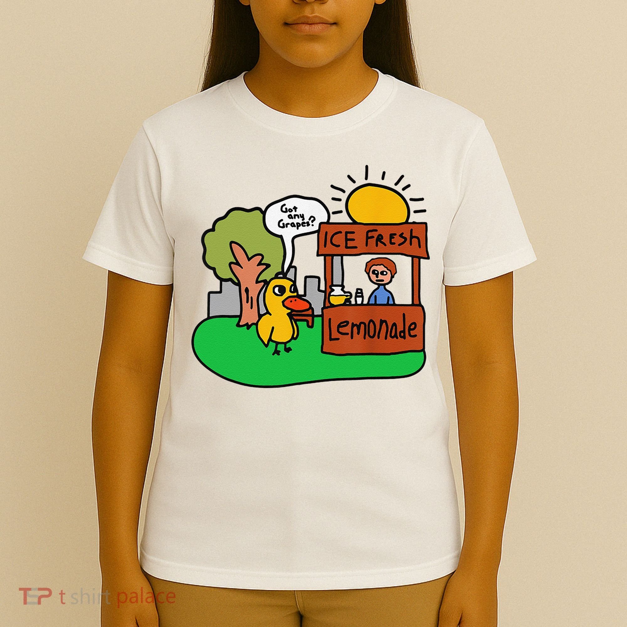 Ice Fresh Lemonade Got Any Grapes Duck Funny Gift T-Shirt