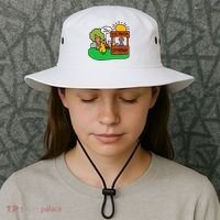 Ice Fresh Lemonade Got Any Grapes Duck Funny Gift Bucket Hat thumb 3