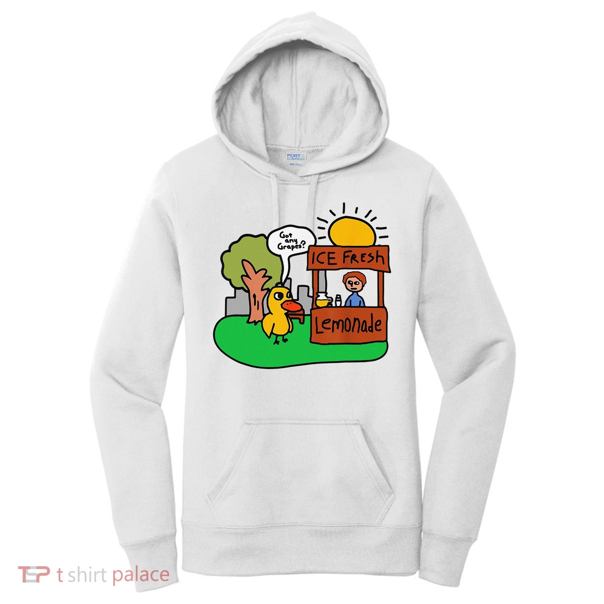 Ice Fresh Lemonade Got Any Grapes Duck Funny Gift Women's Hoodie