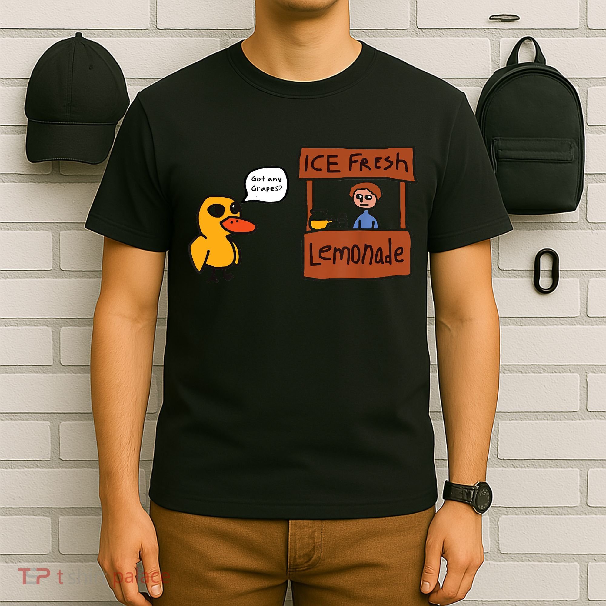 Ice Fresh Lemonade Got Any Grapes Duck Funny Ice Fresh T-Shirt