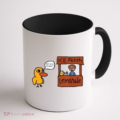 Ice Fresh Lemonade Got Any Grapes Duck Funny Ice Fresh Coffee Mug back
