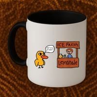 Ice Fresh Lemonade Got Any Grapes Duck Funny Ice Fresh Coffee Mug thumb 2