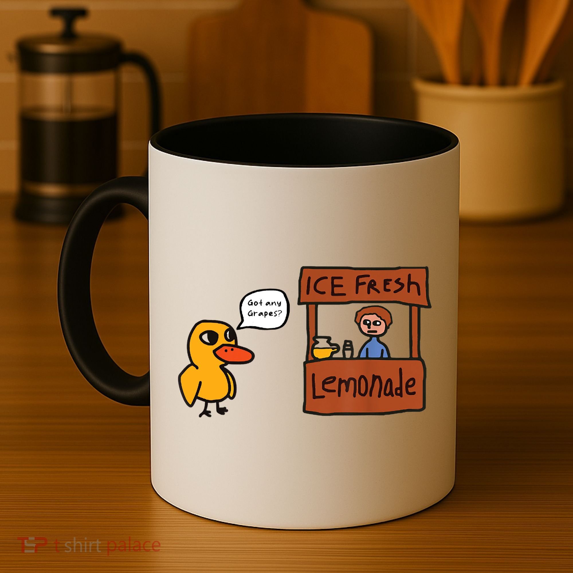 Ice Fresh Lemonade Got Any Grapes Duck Funny Ice Fresh Coffee Mug