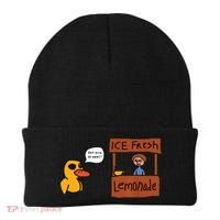 Ice Fresh Lemonade Got Any Grapes Duck Funny Ice Fresh Beanie thumb 0