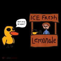 Ice Fresh Lemonade Got Any Grapes Duck Funny Ice Fresh 16oz Travel Tumbler thumb 2