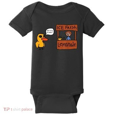 Ice Fresh Lemonade Got Any Grapes Duck Funny Ice Fresh Baby Bodysuit