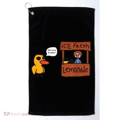 Ice Fresh Lemonade Got Any Grapes Duck Funny Ice Fresh Golf Towel