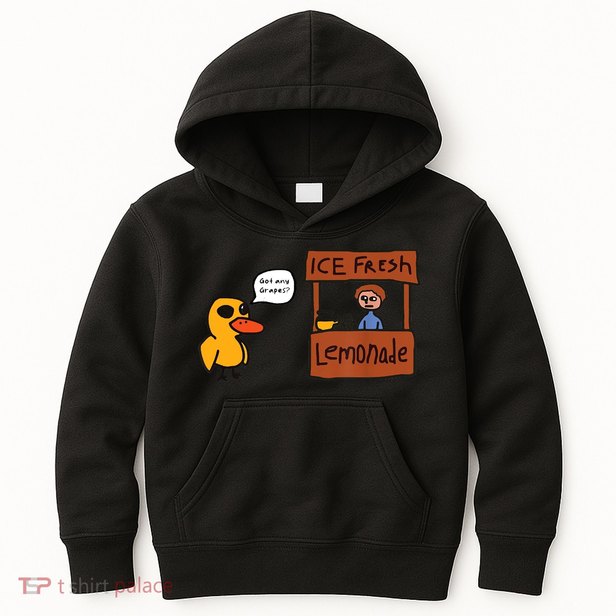 Ice Fresh Lemonade Got Any Grapes Duck Funny Ice Fresh Kids Hoodie