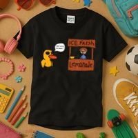 Ice Fresh Lemonade Got Any Grapes Duck Funny Ice Fresh Kids T-Shirt thumb 3
