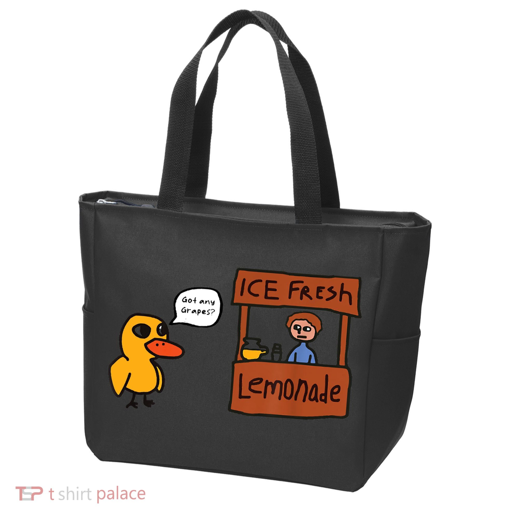 Ice Fresh Lemonade Got Any Grapes Duck Funny Ice Fresh Tote Bag