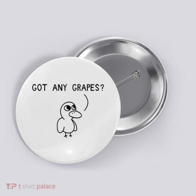Ice Fresh Lemonade Duck Funny Got Any Grapes Love Gift Button