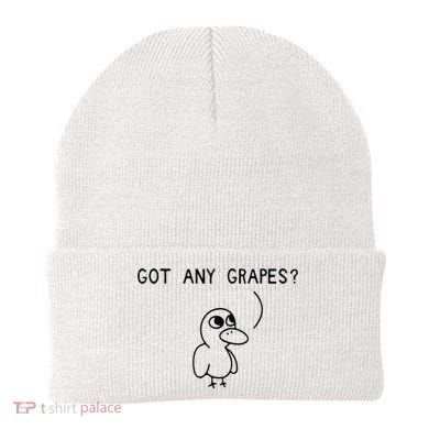Ice Fresh Lemonade Duck Funny Got Any Grapes Love Gift Beanie