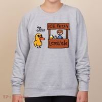 Ice Fresh Lemonade Got Any Grapes Duck Funny Ice Fresh Women's Sweatshirt thumb 0