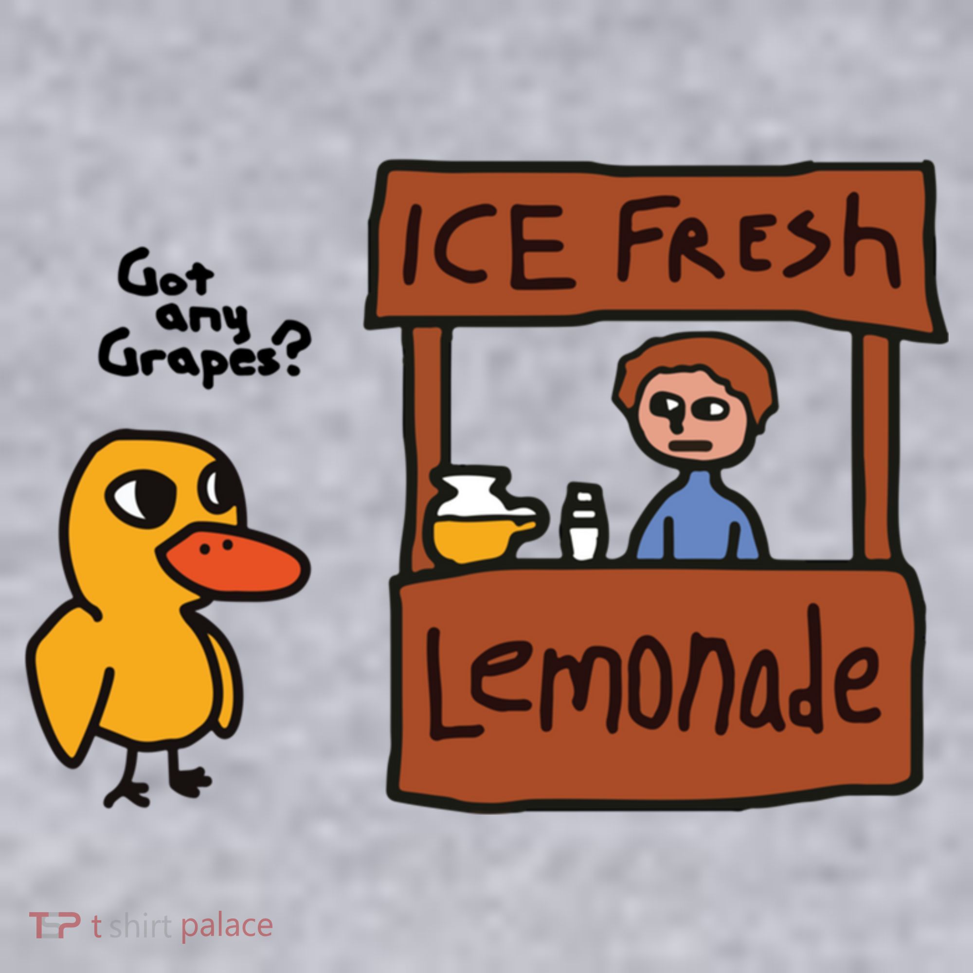 Ice Fresh Lemonade Got Any Grapes Duck Funny Ice Fresh Women's Sweatshirt