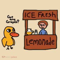 Ice Fresh Lemonade Got Any Grapes Duck Funny Ice Fresh Tote Bag thumb 4
