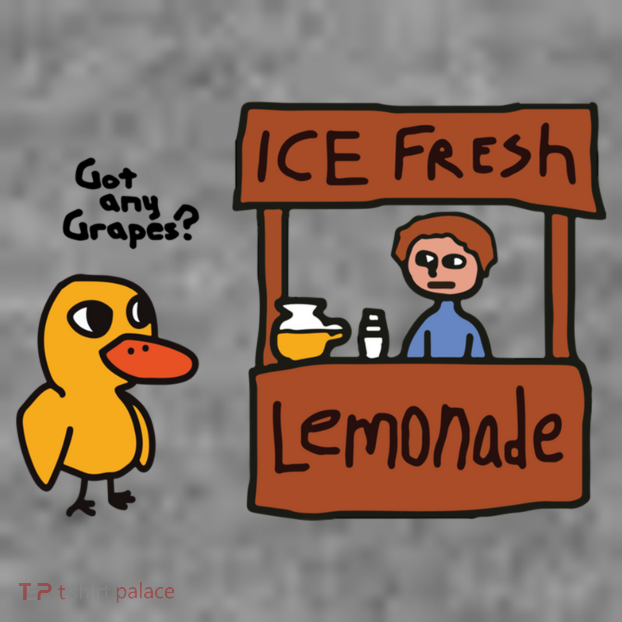 Ice Fresh Lemonade Got Any Grapes Duck Funny Ice Fresh Toddler Hoodie