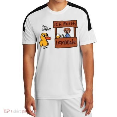Ice Fresh Lemonade Got Any Grapes Duck Funny Ice Fresh Soccer Jersey
