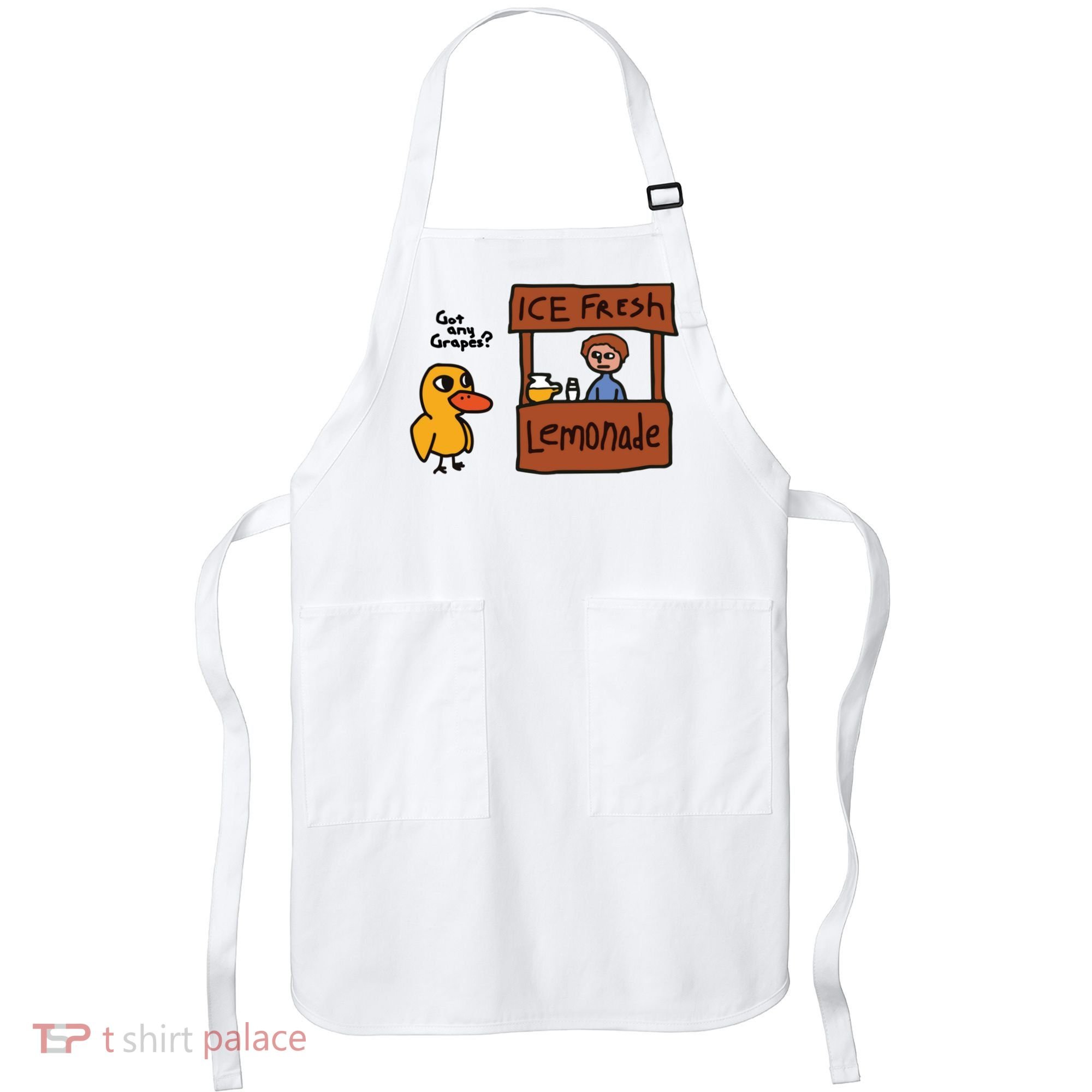 Ice Fresh Lemonade Got Any Grapes Duck Funny Ice Fresh Apron