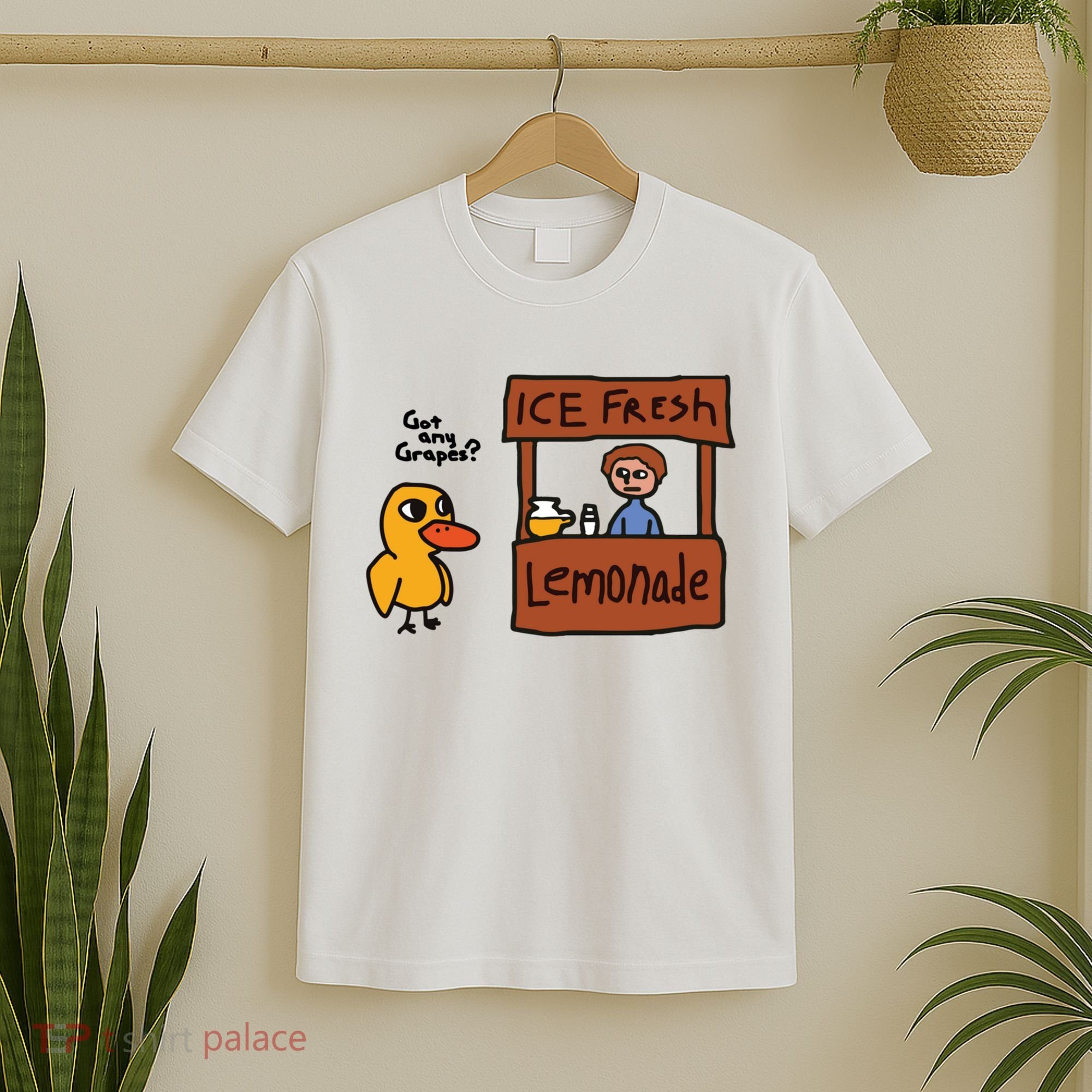 Ice Fresh Lemonade Got Any Grapes Duck Funny Ice Fresh T-Shirt