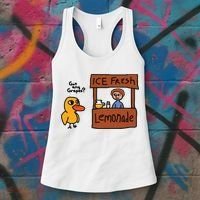 Ice Fresh Lemonade Got Any Grapes Duck Funny Ice Fresh Women's Tank Top thumb 3