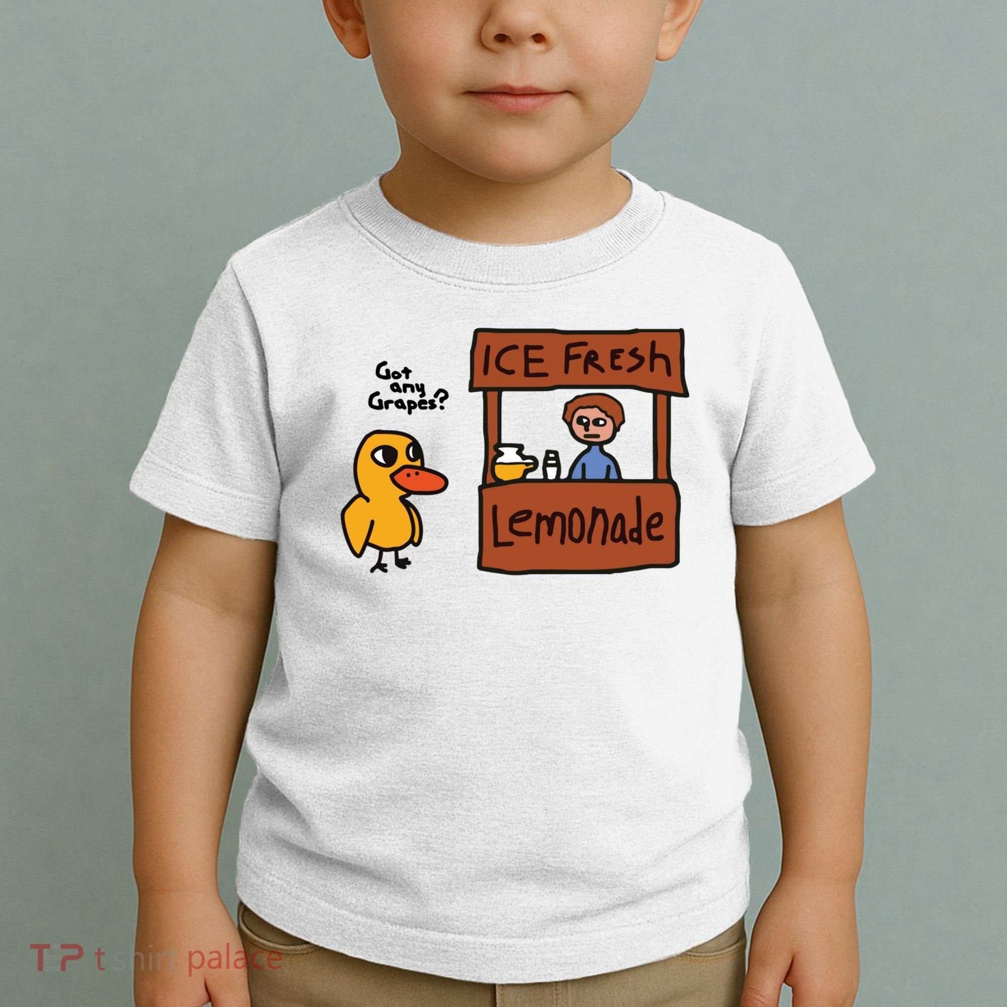 Ice Fresh Lemonade Got Any Grapes Duck Funny Ice Fresh Toddler T-Shirt