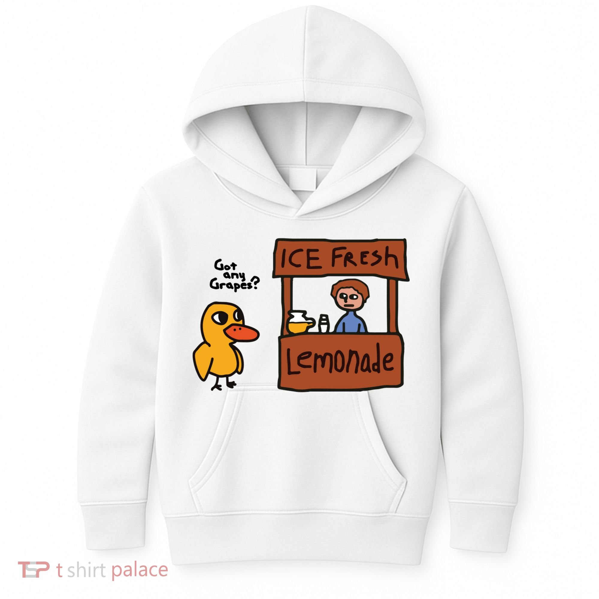 Ice Fresh Lemonade Got Any Grapes Duck Funny Ice Fresh Kids Hoodie