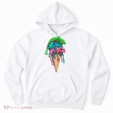 Icecream Frog Lover Food Funny Hoodie