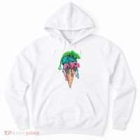 Icecream Frog Lover Food Funny Hoodie thumb 0
