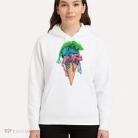 Icecream Frog Lover Food Funny Hoodie thumb 5