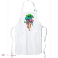 Icecream Frog Lover Food Funny Apron thumb 0