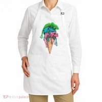 Icecream Frog Lover Food Funny Apron thumb 2