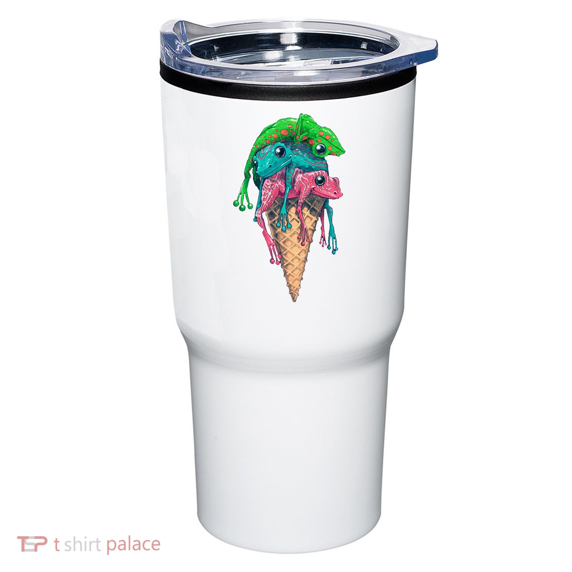 Icecream Frog Lover Food Funny Tumbler