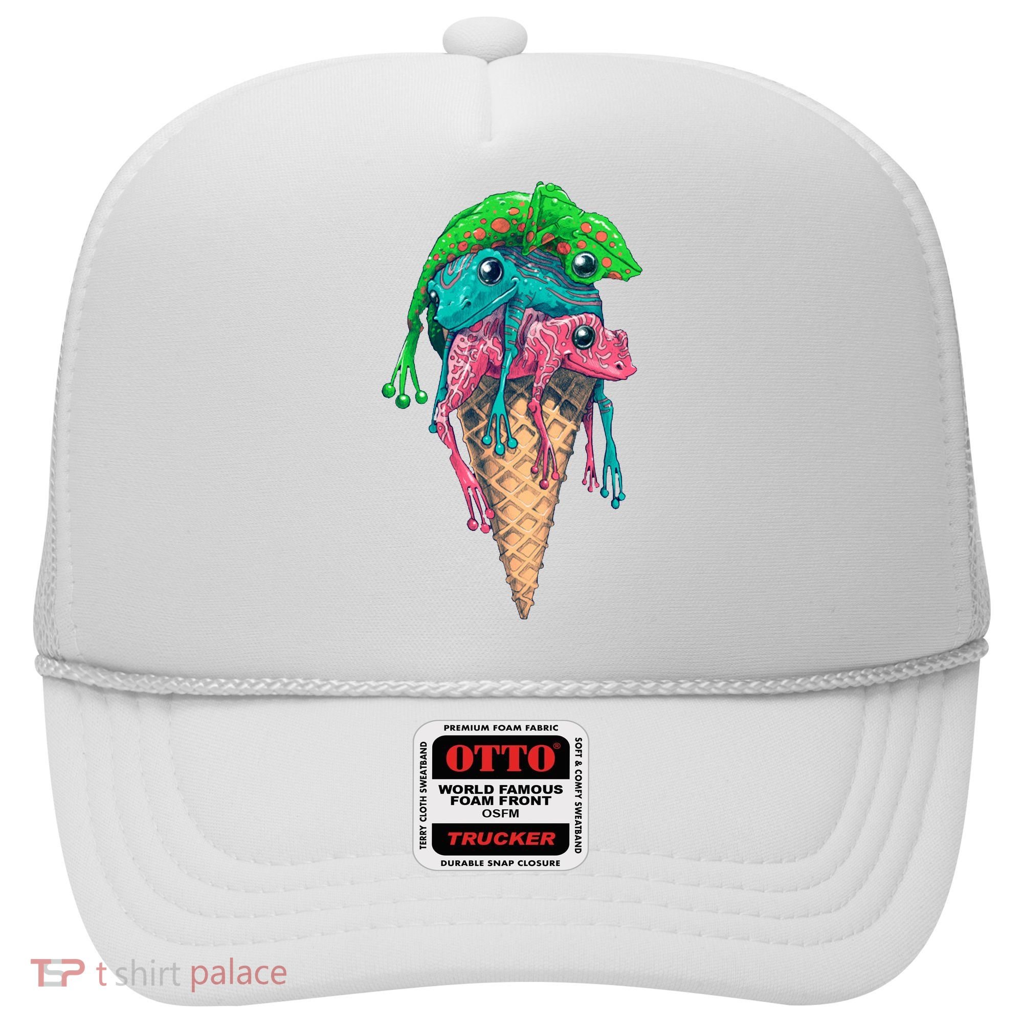 Icecream Frog Lover Food Funny Hat
