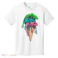 Icecream Frog Lover Food Funny Kids T-Shirt thumb 0