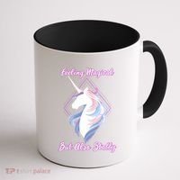 I Feel Magical But Also Stabby Funny Unicorn Gift Coffee Mug thumb 1
