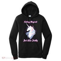 I Feel Magical But Also Stabby Funny Unicorn Gift Women's Hoodie thumb 0