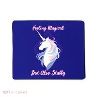 I Feel Magical But Also Stabby Funny Unicorn Gift Mousepad thumb 0
