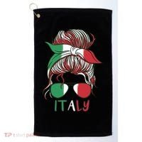 Italy Flag Messy Bun Italian Golf Towel thumb 0