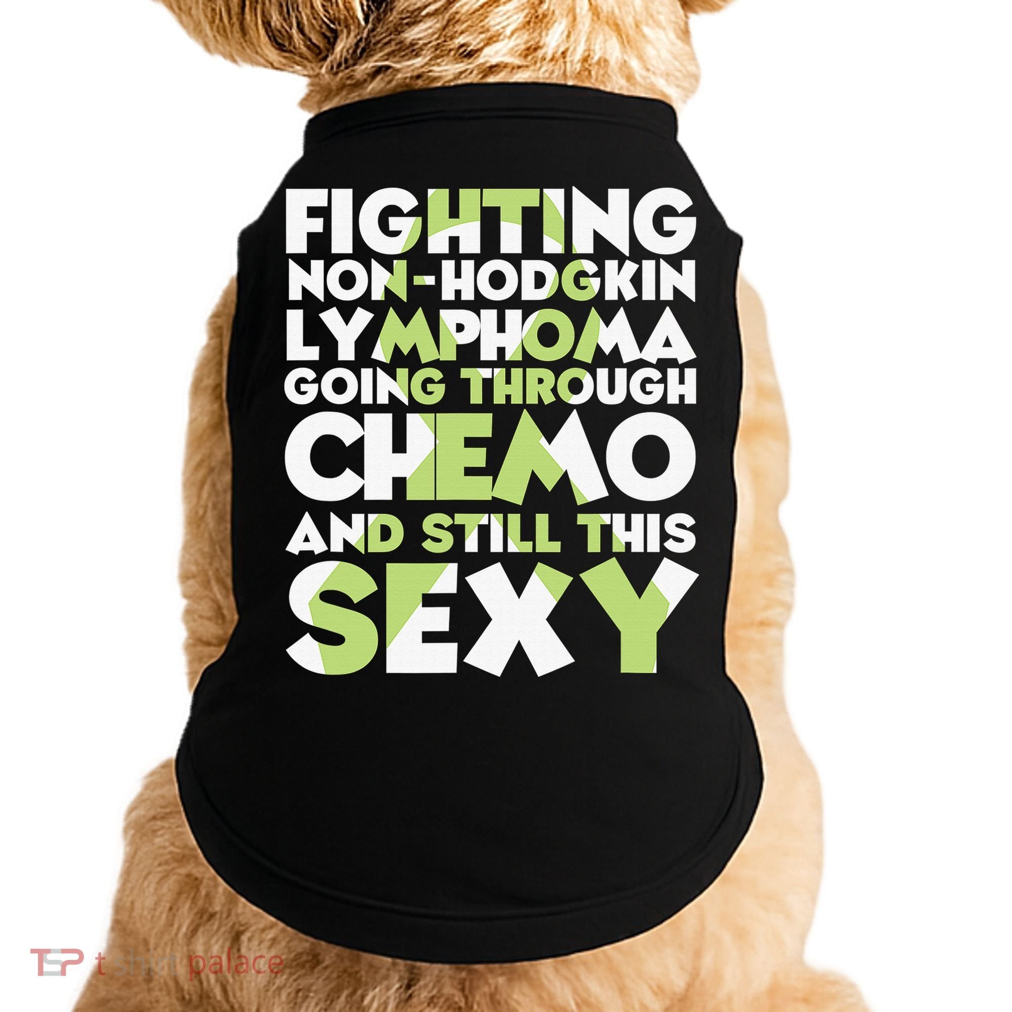 Inspirational Fighting Non-Hodgkin Lymphoma Chemo Patient Doggie Tank