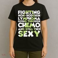 Inspirational Fighting Non-Hodgkin Lymphoma Chemo Patient T-Shirt thumb 4
