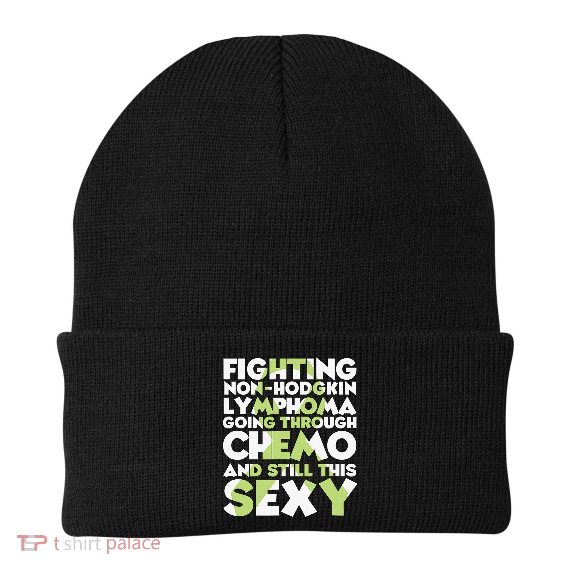 Inspirational Fighting Non-Hodgkin Lymphoma Chemo Patient Beanie