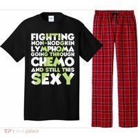 Inspirational Fighting Non-Hodgkin Lymphoma Chemo Patient Pajama Set thumb 0